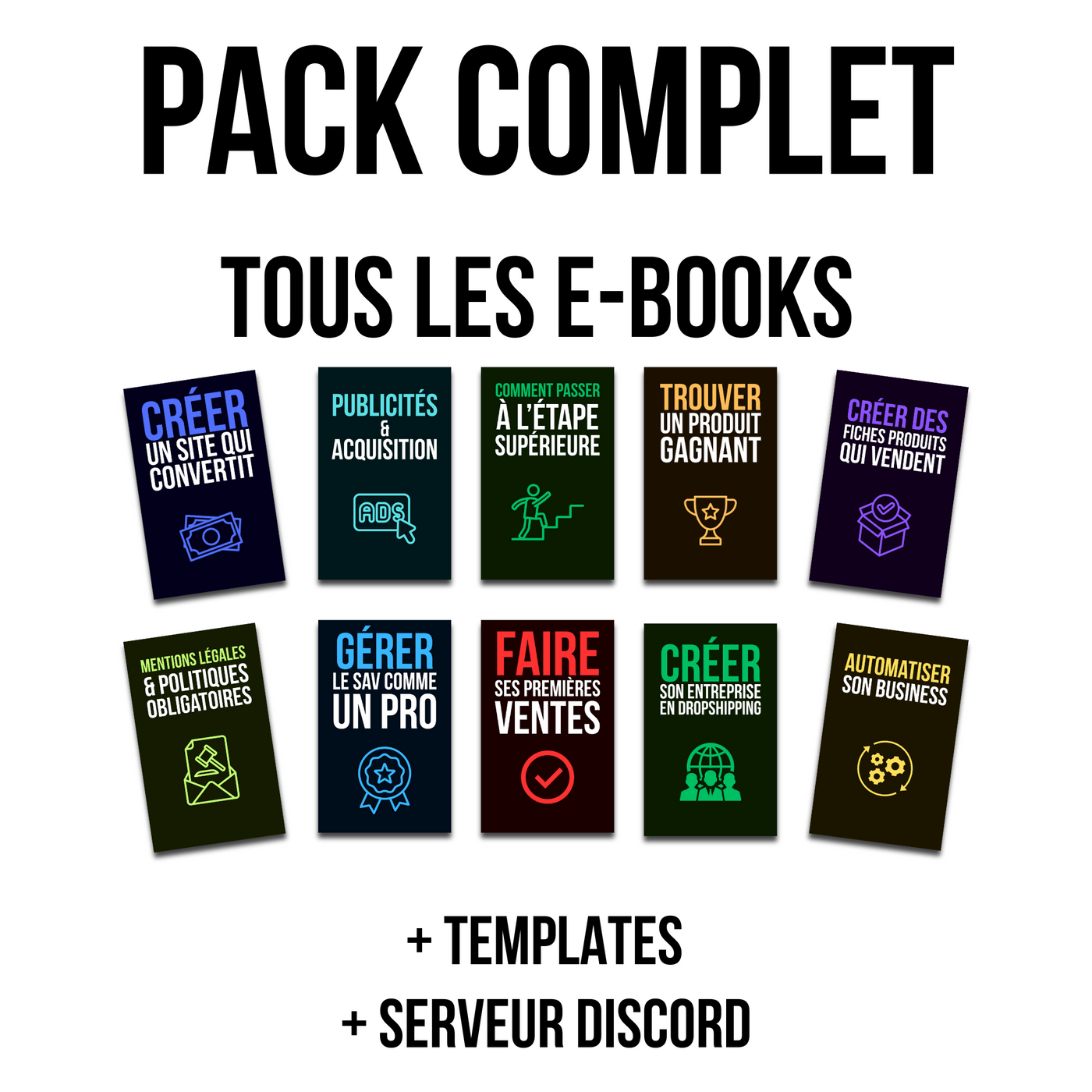 Tout connaître sur le Dropshipping - Pack d'e-books