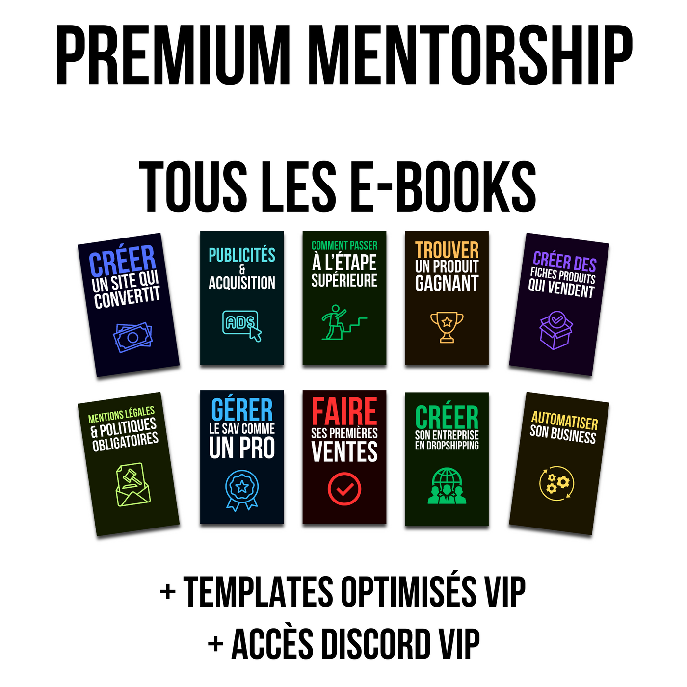 Tout connaître sur le Dropshipping - Pack d'e-books
