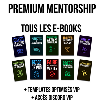 Tout connaître sur le Dropshipping - Pack d'e-books